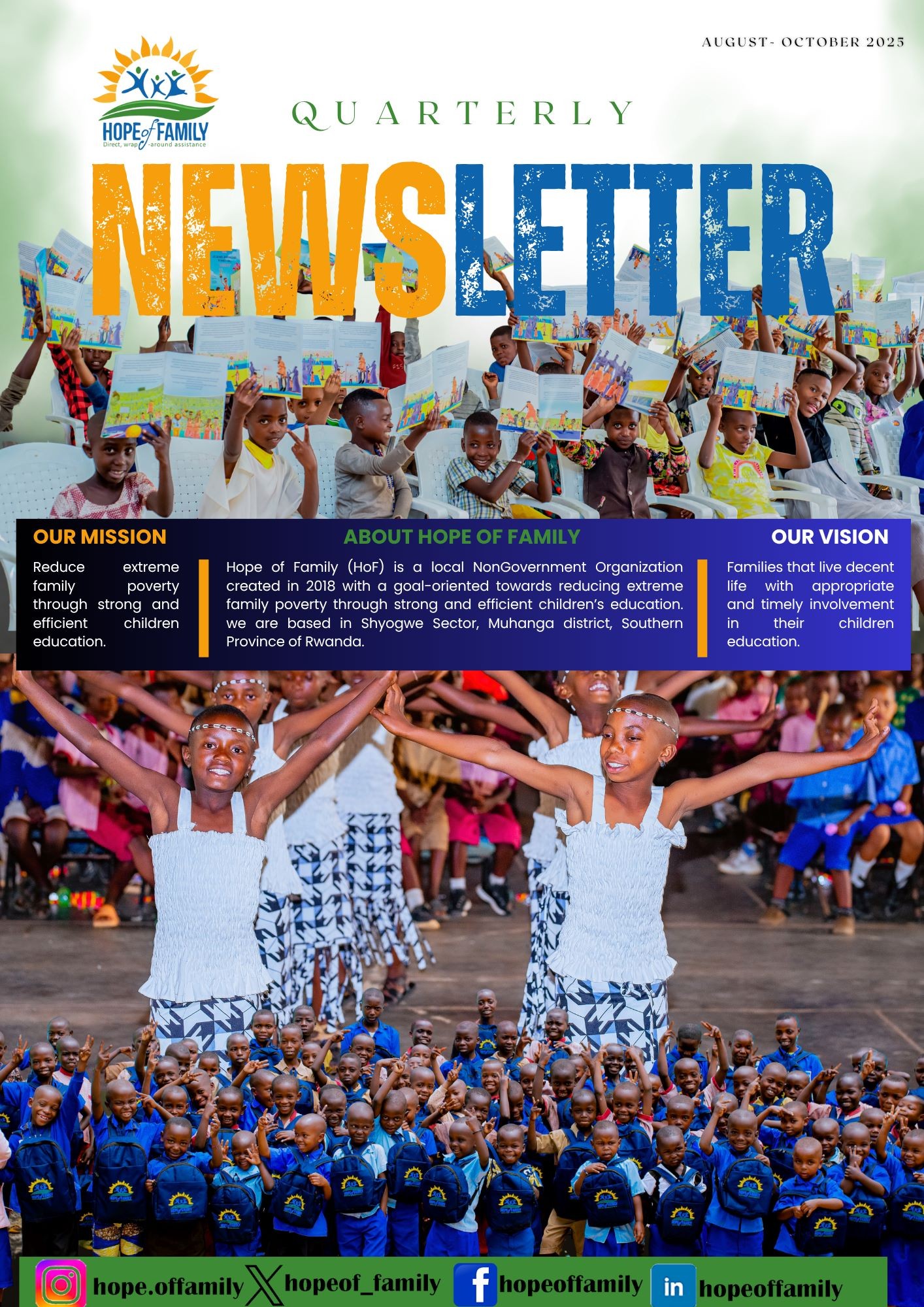 OUR QUARTELY NEWSLETTER IS HERE!