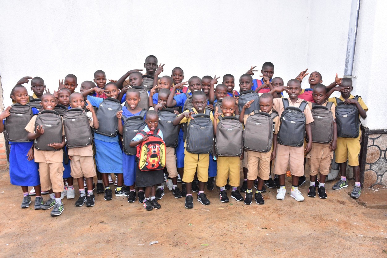 hope of family provided school materials to 188 children.