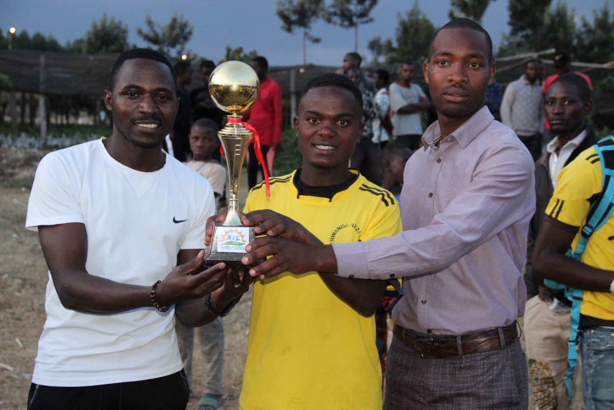 mbare cell triumphs in “hope of family & shyogwe sector youth tournament”