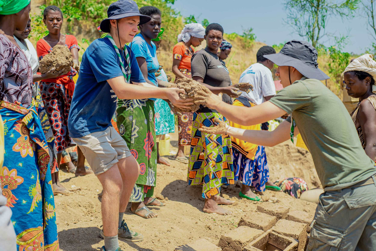 Hope of Family Collaborates with French Boy Scouts to Renovate Homes for Vulnerable Families in Shyogwe Sector