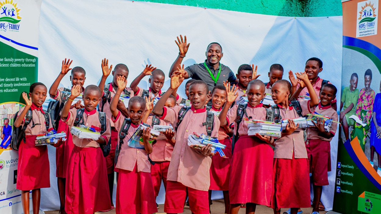 Hope of Family Empowers 837 Vulnerable Children with School Materials as the New Academic Year Begins