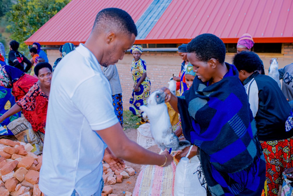 a harvest of hope: empowering families through our modern rabbit farming